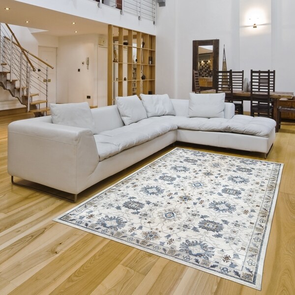 Gertmenian Darien Akira Cream Area Rug - 5x8