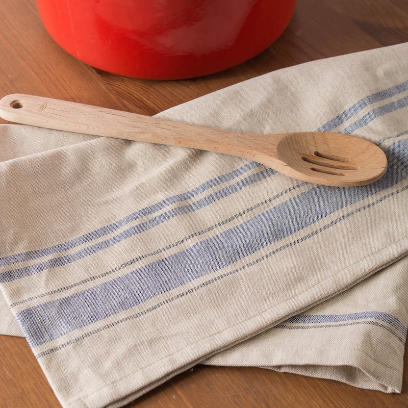 DII French Stripe Woven Dishtowel Set of 3