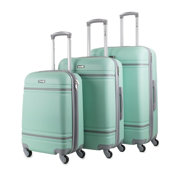 American Sport Plus Varsity 3-Piece Expandable Hardside Spinner Luggage Set