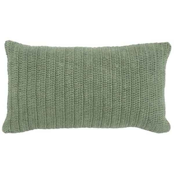 Villa by Classic Home Nakeya Knitted 14 x 26 Throw Pillow