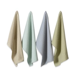 Design Imports Assorted Blue Dishtowel Set of 5 (30 inches long x 20 inches wide) (Lake House)