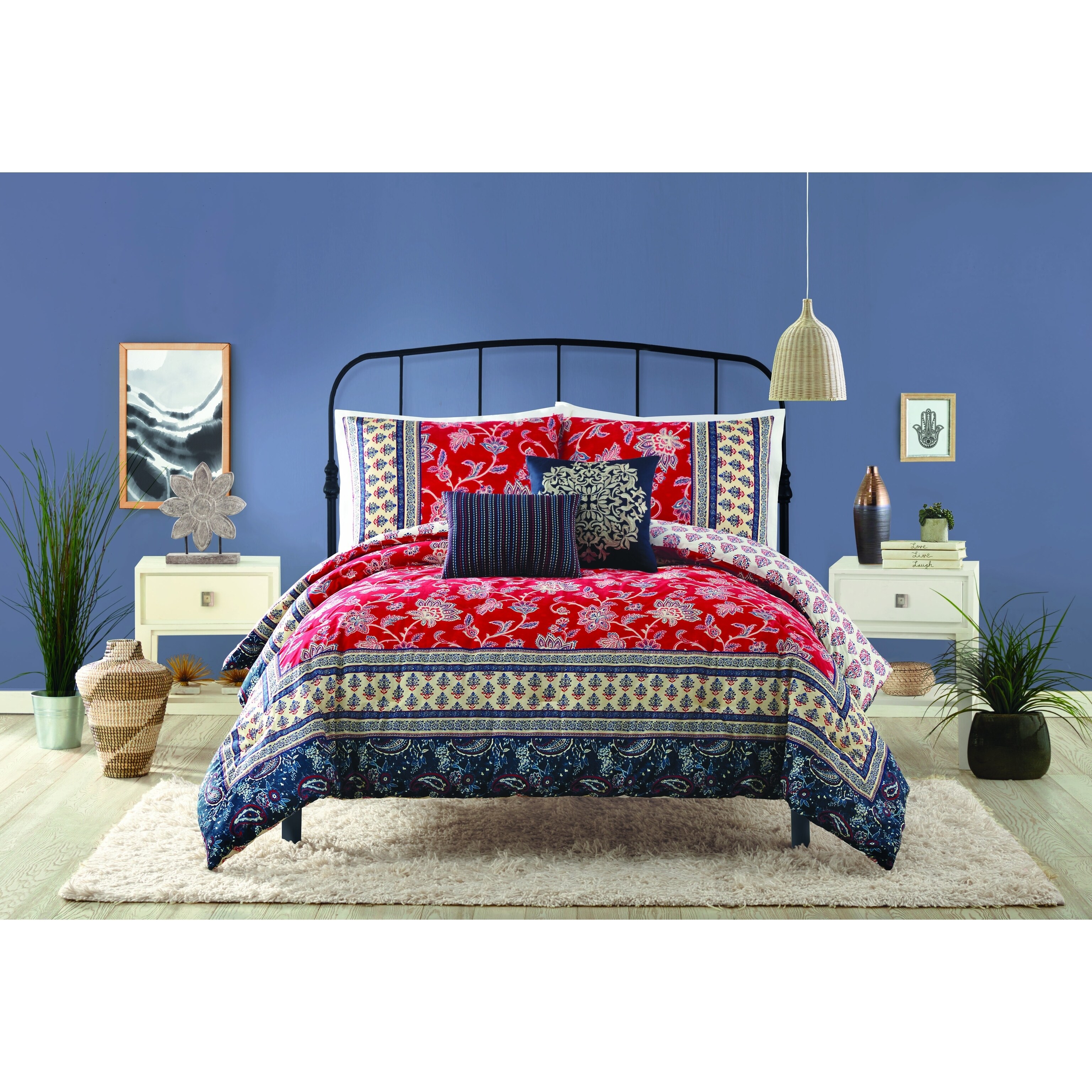 Indigo Bazaar Trading Marbella 5-Piece Comforter Set Bed Bath  Beyond  21725542
