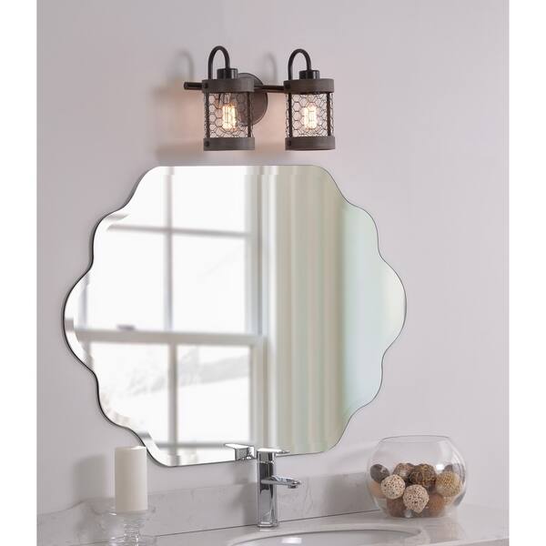 Shop Grayson 2 Light Vanity Wood And Oil Rubbed Bronze On Sale Overstock 21726119