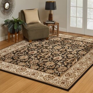 Gertmenian Danby Black/Multicolor Olefin Area Rug - 9' x 12' - 8'8