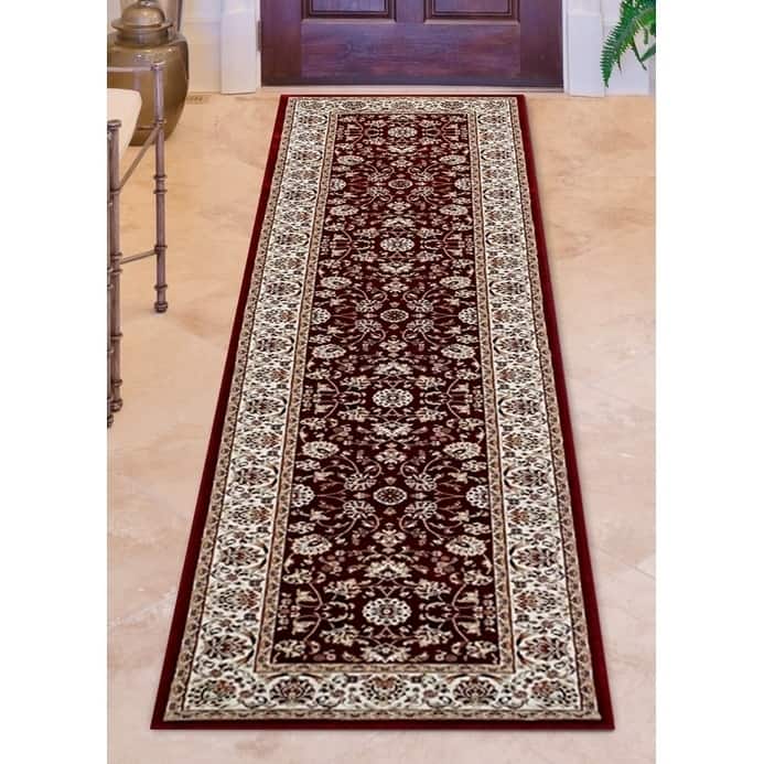 Gertmenian Majestic Cambridge Red Traditional Border Area Rug