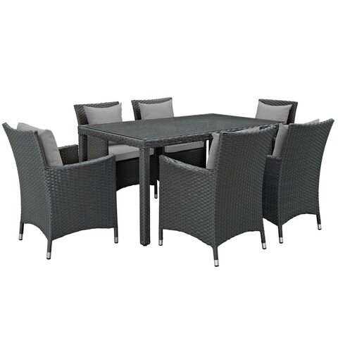 Stopover 7 Piece Outdoor Patio Sunbrella? Dining Set