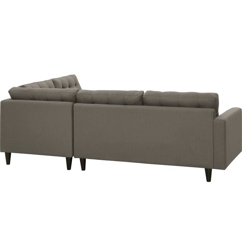 Empress 2 Piece Upholstered Fabric Right Facing Sectional