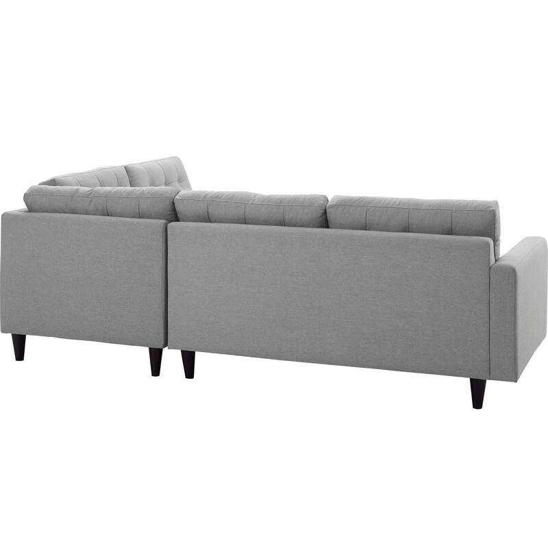 Empress 2 Piece Upholstered Fabric Right Facing Sectional