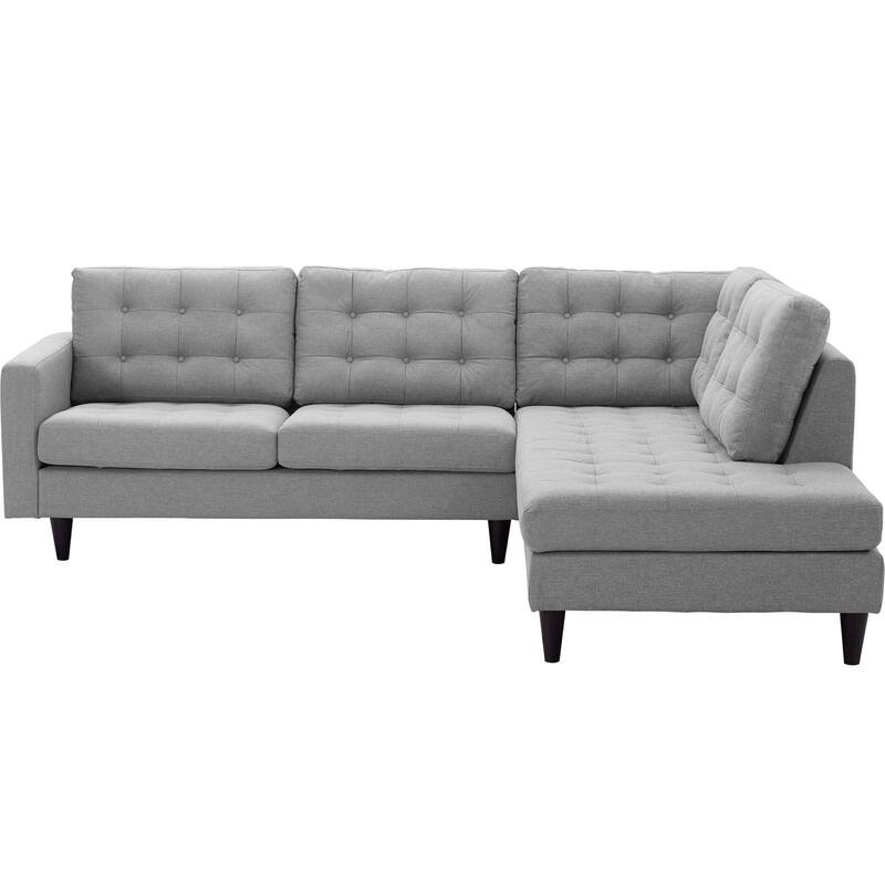 Empress 2 Piece Upholstered Fabric Right Facing Sectional