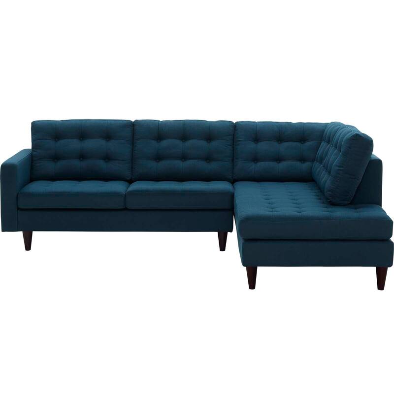 Empress 2 Piece Upholstered Fabric Right Facing Sectional