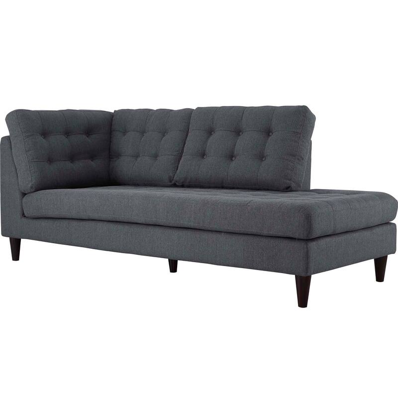 Empress 2 Piece Upholstered Fabric Right Facing Sectional