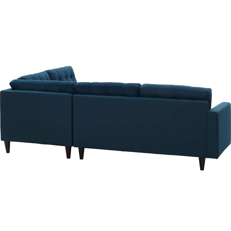 Empress 2 Piece Upholstered Fabric Right Facing Sectional