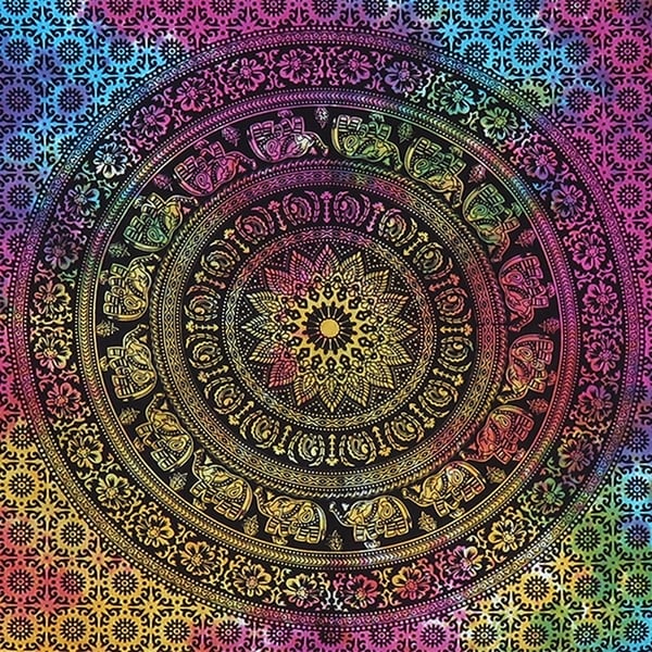 Colourful Large Wall Hangings Tapestry Mandala Art Boho Hippie Cover Throw `~ 