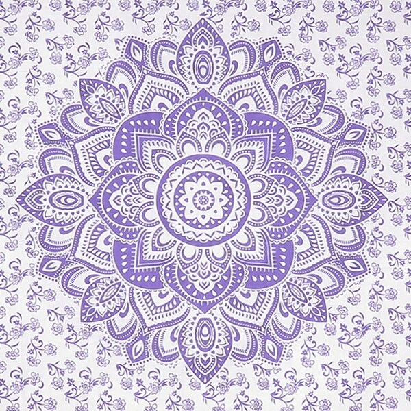 Original Kikan Indian Tapestry Mandala Wall hanging Bohemian Decor Bedspread Multi Coloured Cotton Hippie Boho Gypsy Sheet Hand printed Original Kikan Indian Tapestry Mandala Wall hanging Bohemian Decor Bedspread Multi Coloured Cotton Hippie Boho Gypsy Sheet Hand printed