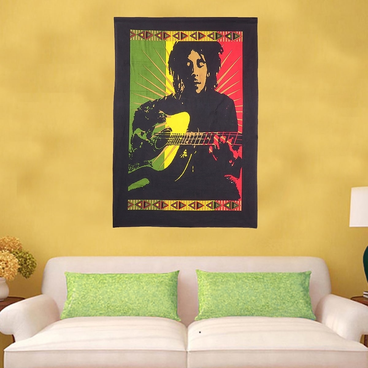Shop Wall Decor Handmade Hanging Cotton Tapestry Bob Marley Multi Color Boho Throw Poster 30x45 Inches Overstock 21731970