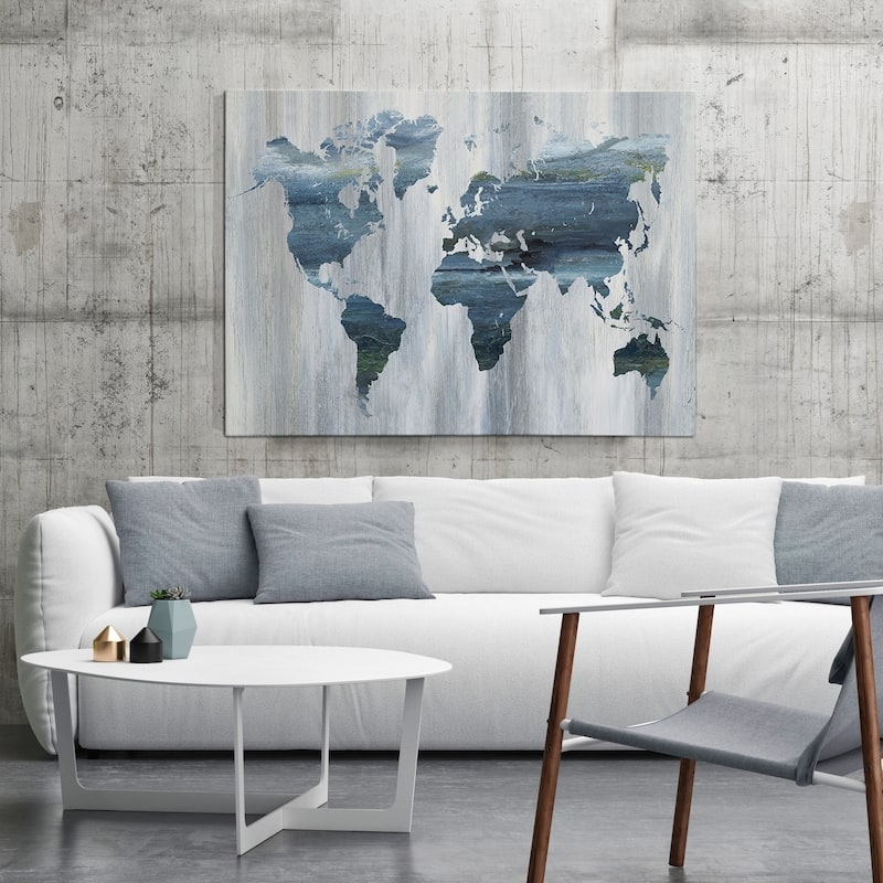 Textural World Map