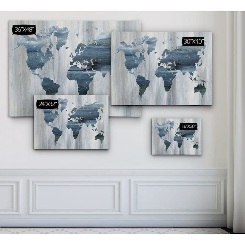 Textural World Map