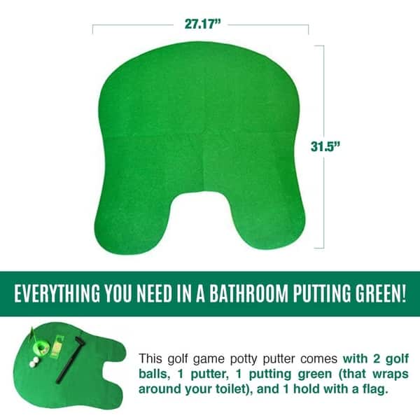 Toilet Golf Etcs Mat Potty Putter Time Sport Toilet Golf Etcs Mat Potty Putter