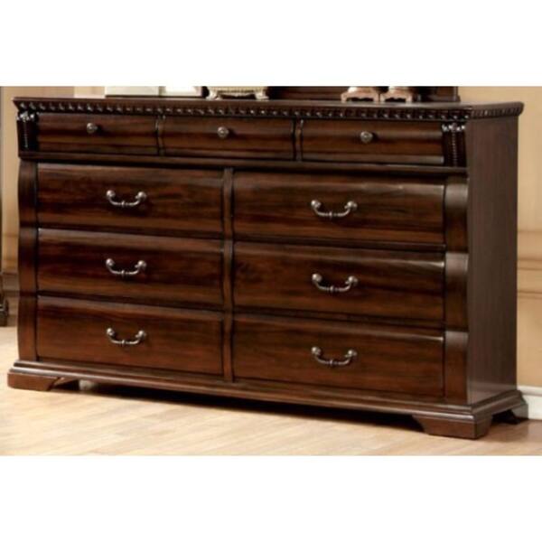 Shop Sumptuous Handy Wooden Dresser Cherry Brown On Sale Overstock