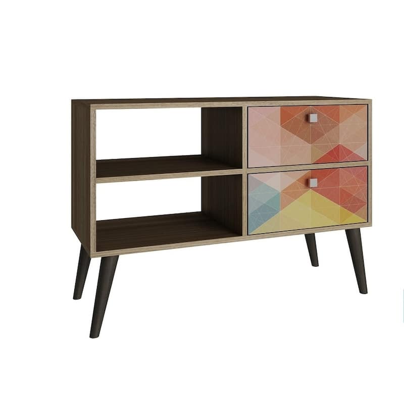 Dalarna White 2 Shelf Media Console Cabinet