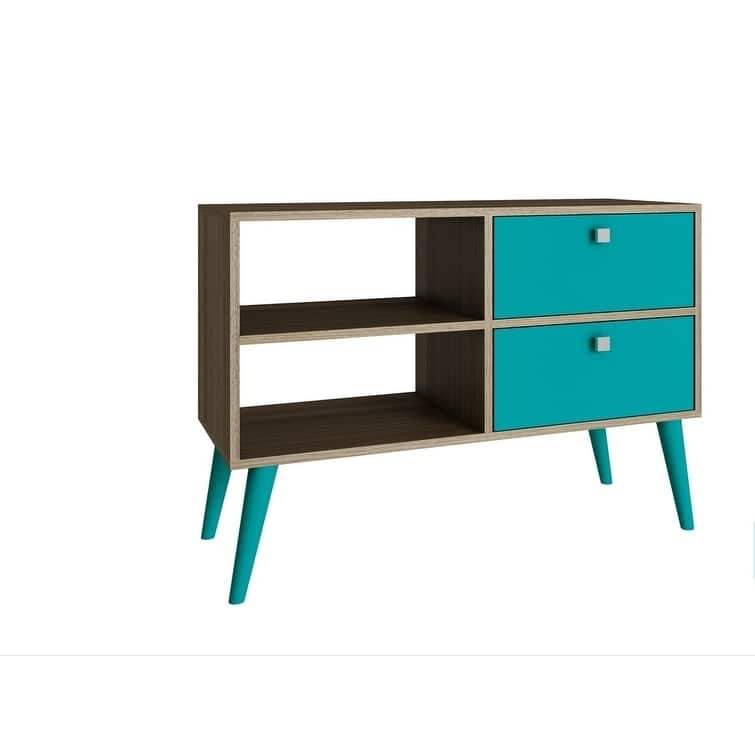 Dalarna White 2 Shelf Media Console Cabinet