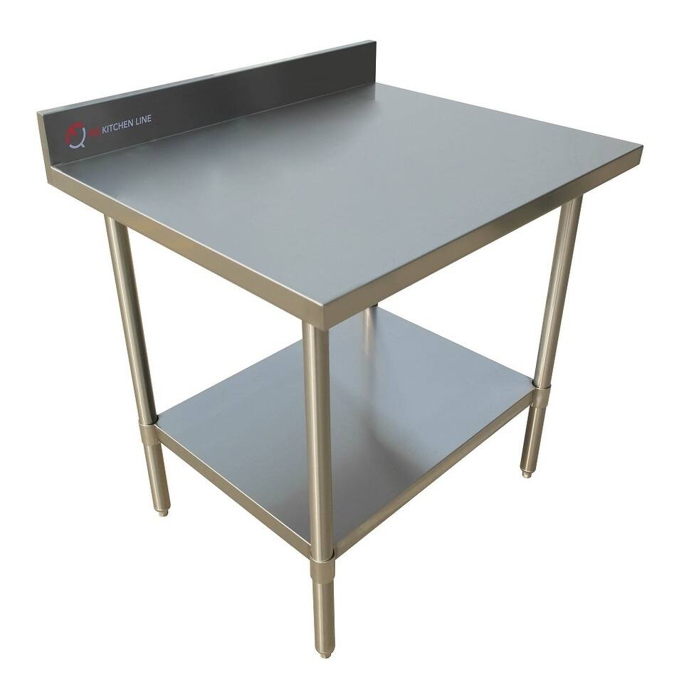 EQ Kitchen Line Heavy Duty Commercial Kitchen Work Prepare Surface Table 60"Lx30"Wx34"H