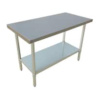 Sportsman S Series Buffalo Tools Stainless Steel Work Table Eq Kitchen Line Stainless Steel Restaurant Prepare Work Surface Table 48 Lx30 Wx34