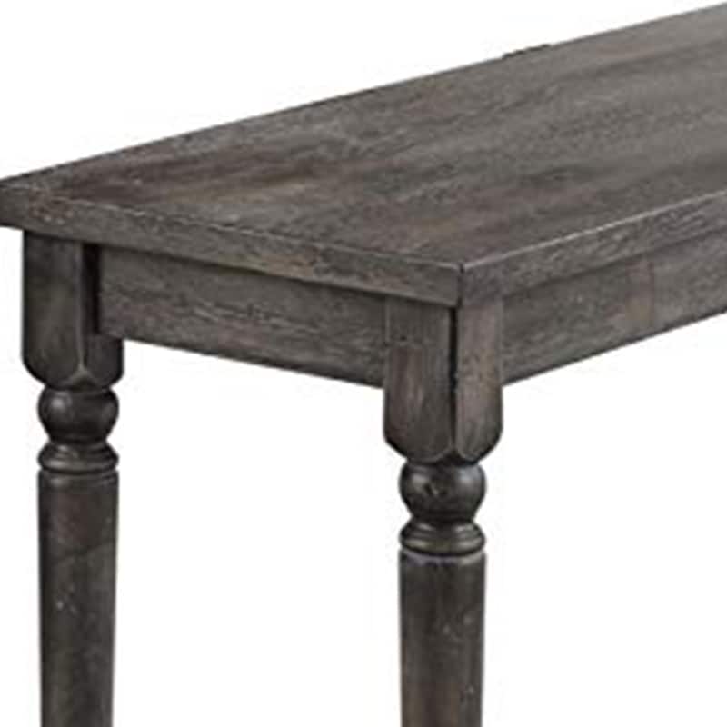 Weathered Lookinhg Dining Table, Gray