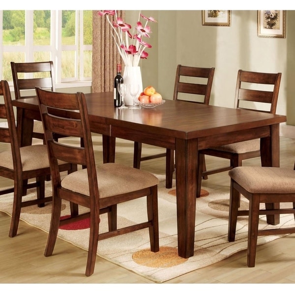 Transitional Dining Table Antique Oak Brown Free Shipping Transitional Dining Table Antique Oak Brown Free Shipping Today 21752993