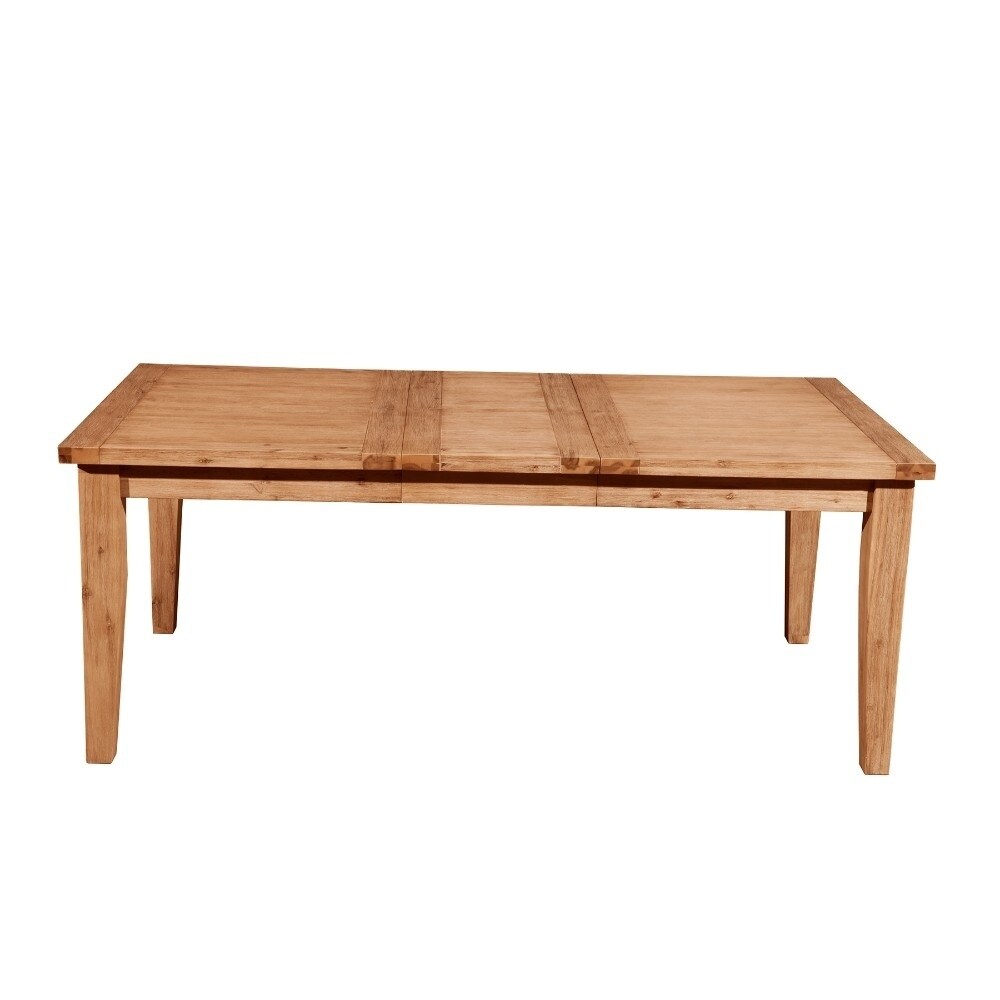 Benzara Fantastic Extension Dining Table With Butterfly Leafmade
