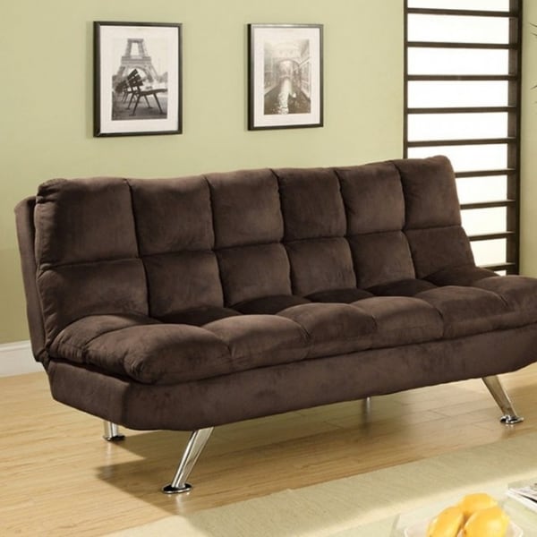 Microfiber Futon Sofa Brown Free Shipping Today Microfiber Futon Sofa Brown Free Shipping Today 21753047