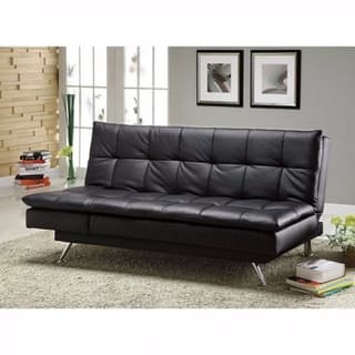 Leather Camel Back Sofas Couches Online At Hasty Leatherette Sofa Futon Black