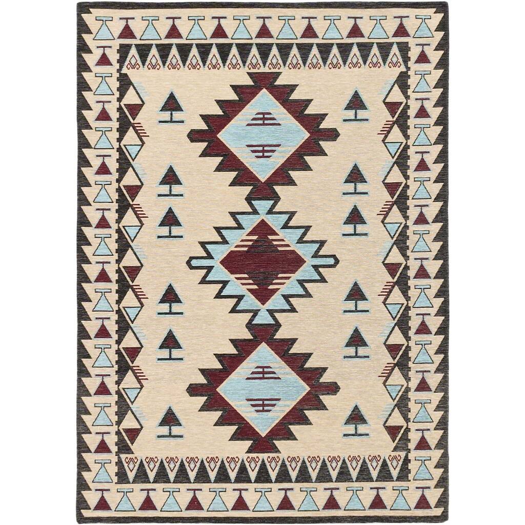 Portico Ivory Geometric Rug