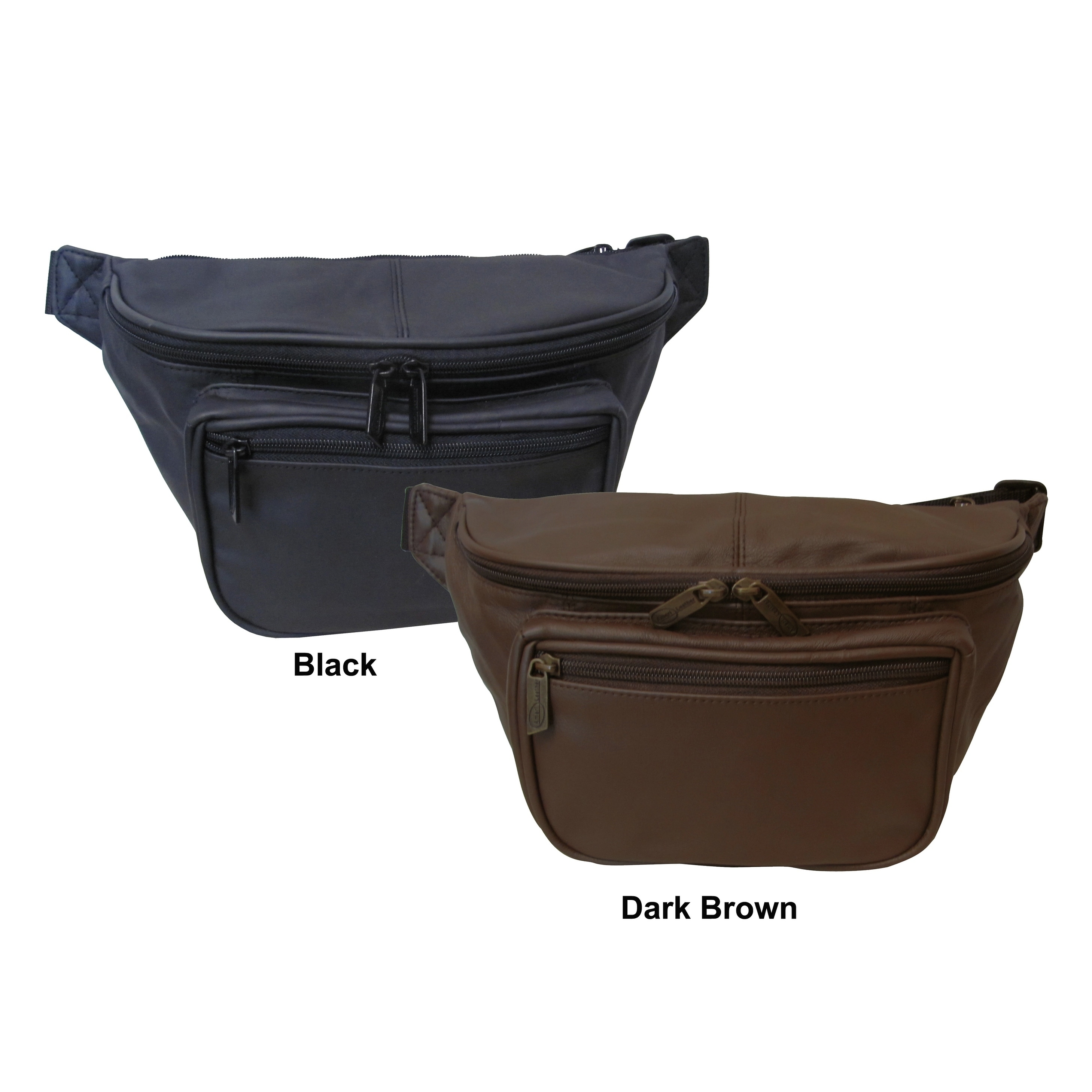 Amerileather Jumbo size Leather Fanny Pack