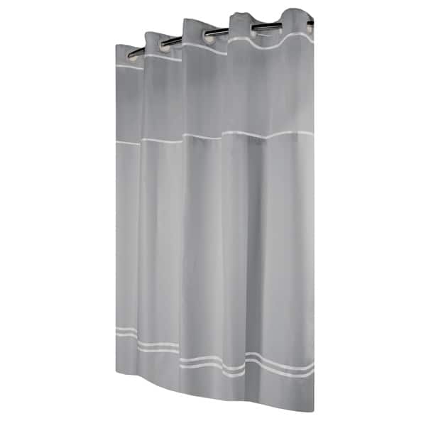 Hookless® Shower Curtain Monterey Gray/white Bed Bath & Beyond 21768575