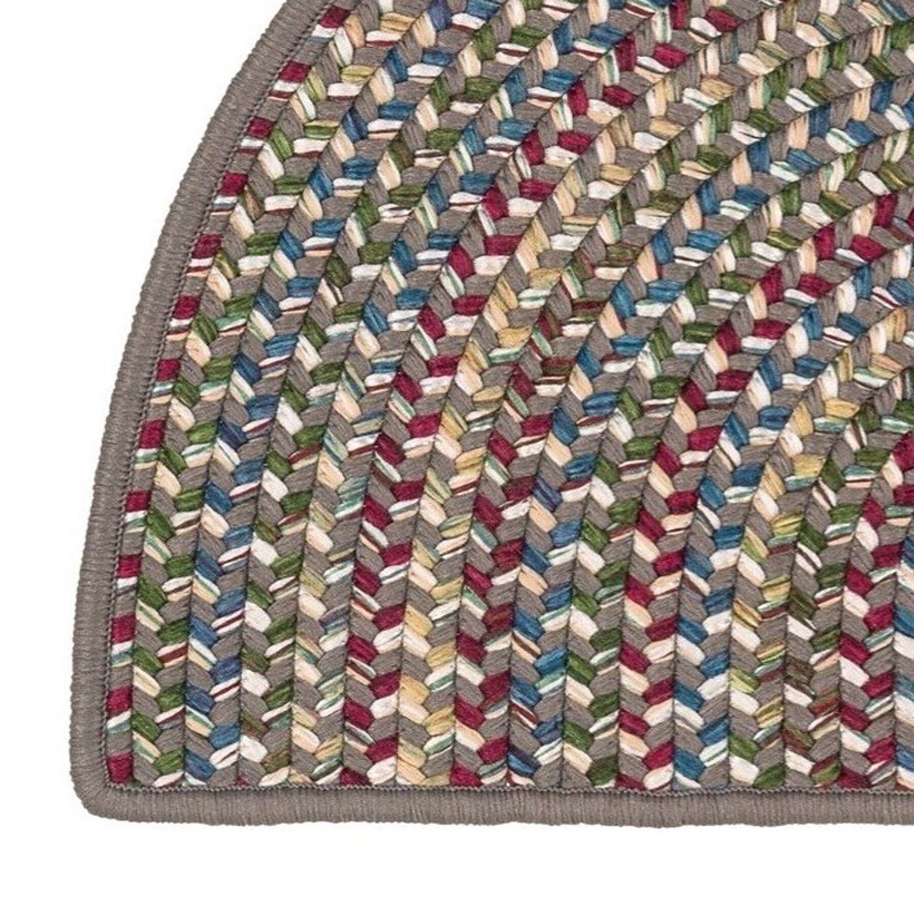 Farmhouse Braided Hearth Rug Stone Grey 3'10" x 2'7" 884381734217 eBay