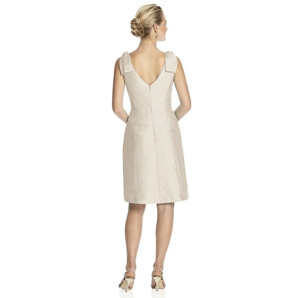 alfred sung dupioni a line gown