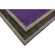 preview thumbnail 3 of 5, Overdyed Peshawar Kathalee Purple/Charcoal Area Rug (7'8 x 9'8) - 7 ft. 8 in. x 9 ft. 8 in. - 7 ft. 8 in. x 9 ft. 8 in.