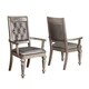 preview thumbnail 4 of 5, Coaster Furniture Danette Metallic Platinum 7-piece Dining Room Set