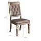 preview thumbnail 6 of 5, Coaster Furniture Danette Metallic Platinum 7-piece Dining Room Set
