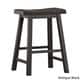 Salvador II Saddle Seat 24-inch Counter Height Backless Stools (Set of 2) by iNSPIRE Q Classic - Thumbnail 10