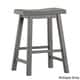 Salvador II Saddle Seat 24-inch Counter Height Backless Stools (Set of 2) by iNSPIRE Q Classic - Thumbnail 12