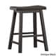Salvador II Saddle Seat 24-inch Counter Height Backless Stools (Set of 2) by iNSPIRE Q Classic - Thumbnail 18