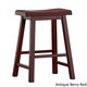 Salvador II Saddle Seat 24-inch Counter Height Backless Stools (Set of 2) by iNSPIRE Q Classic - Thumbnail 21