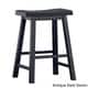 Salvador II Saddle Seat 24-inch Counter Height Backless Stools (Set of 2) by iNSPIRE Q Classic - Thumbnail 11