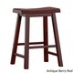 Salvador II Saddle Seat 24-inch Counter Height Backless Stools (Set of 2) by iNSPIRE Q Classic - Thumbnail 13