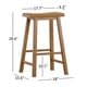 Salvador II Saddle Seat 29-inch Bar Height Backless Stools (Set of 2) by iNSPIRE Q Classic - Thumbnail 15