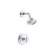 preview thumbnail 3 of 3, Kohler 3 Purist Rite-Temp Shower Valve Trim with Cross Handle and 2.5 Gpm Showerhead Polished chrome