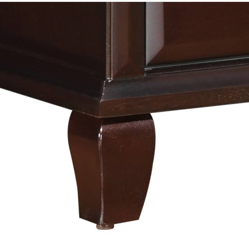 Triton 3-drawer Wood Nightstand