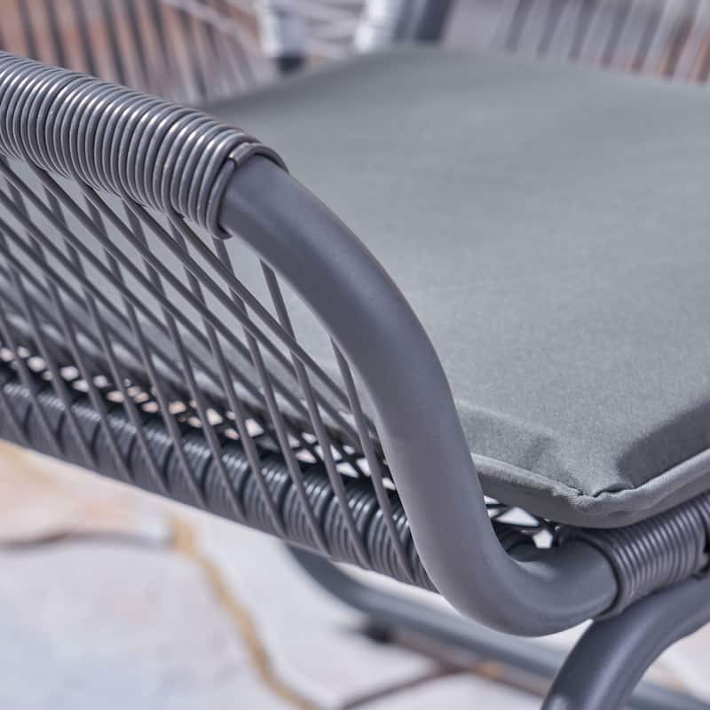 Milan Outdoor Faux Rattan Club Chair (Set of 2) by Christopher Knight Home